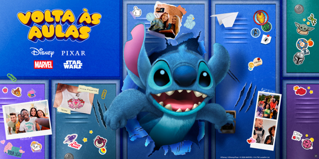 DISNEY APRESENTA CAMPANHA DE VOLTA ÀS AULAS 2026 COM LINHA COMPLETA DE PRODUTOS E AÇÃO PROMOCIONAL