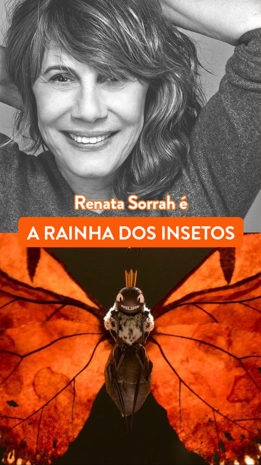 RENATA SORRAH ESTREIA COMO DUBLADORA EM CARA DE UM, FOCINHO DE OUTRO, O NOVO FILME DA PIXAR