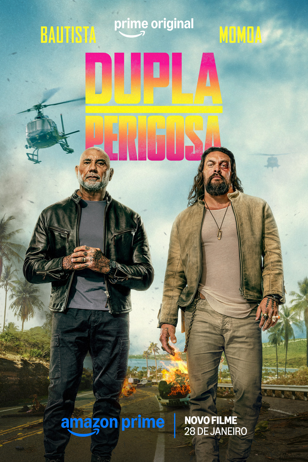 Prime Video Divulga Trailer e Cartaz da Nova Comédia Dupla Perigosa