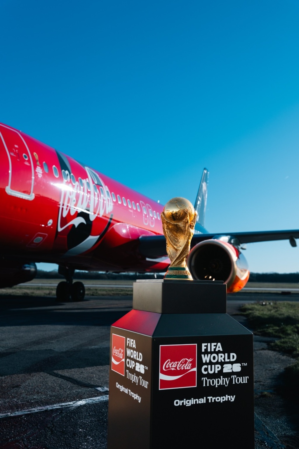 Tour da Taça da Copa do Mundo da Fifa™ chega no Brasil apresentado por Coca-Cola