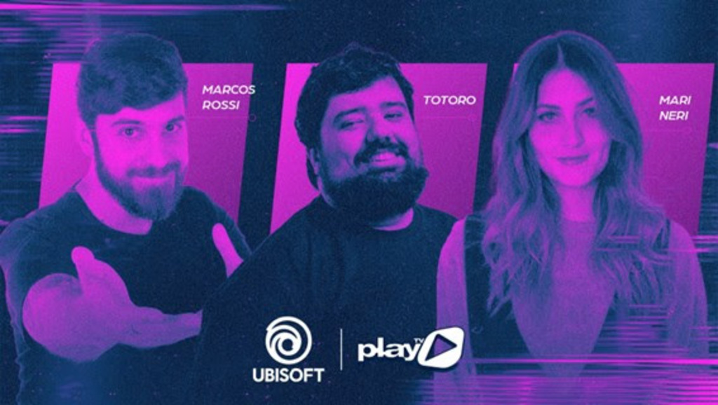 PlayTV e Ubisoft anunciam parceria inédita para exibição de conteúdos gamers na TV brasileira