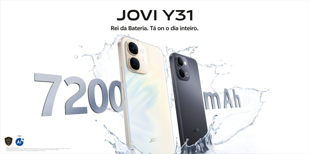 JOVI expande portfólio no Brasil com o lançamento do Y31 e do Buds Air3