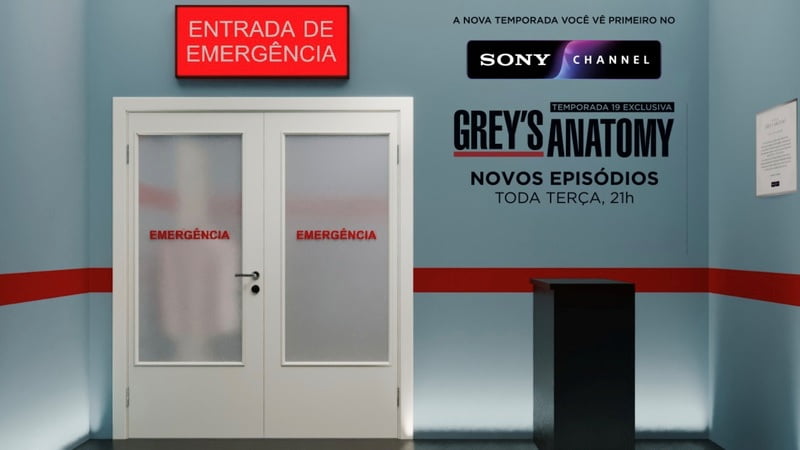 Sony Channel leva experiência interativa de Grey’s Anatomy para o Shopping Cidade São Paulo Sony Channel leva experiência interativa de Grey’s Anatomy para o Shopping Cidade São Paulo