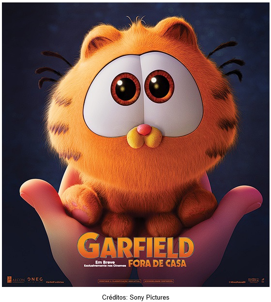Fofura! ‘Garfield: Fora de Casa’ ganha novo pôster Fofura! ‘Garfield: Fora de Casa’ ganha novo pôster