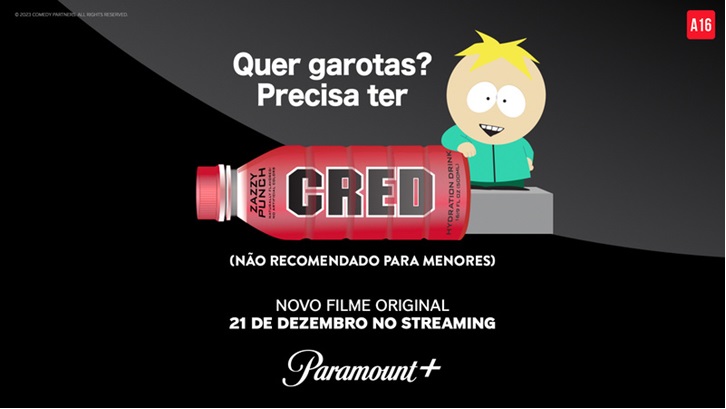 PARAMOUNT+ ANUNCIA SOUTH PARK (NÃO RECOMENDADO PARA MENORES) PARAMOUNT+ ANUNCIA SOUTH PARK (NÃO RECOMENDADO PARA MENORES)