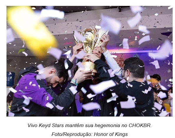 CHOKBR: Vivo Keyd Stars faz história e se torna primeira bicampeã brasileira de Honor of Kings CHOKBR: Vivo Keyd Stars faz história e se torna primeira bicampeã brasileira de Honor of Kings