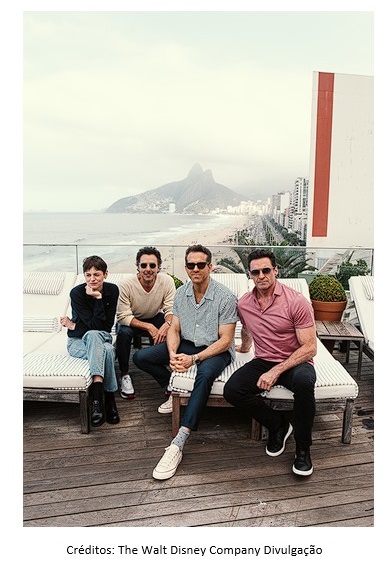 ELENCO E O DIRETOR DE DEADPOOL & WOLVERINE, DA MARVEL STUDIOS, SE DESPEDEM DO BRASIL ELENCO E O DIRETOR DE DEADPOOL & WOLVERINE, DA MARVEL STUDIOS, SE DESPEDEM DO BRASIL