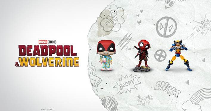 ALÉM DAS TELONAS: CONFIRA PRODUTOS OFICIAIS DE DEADPOOL & WOLVERINE ALÉM DAS TELONAS: CONFIRA PRODUTOS OFICIAIS DE DEADPOOL & WOLVERINE
