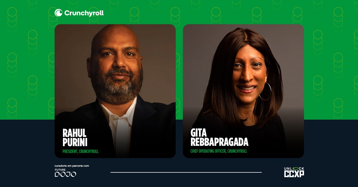 Unlock CCXP24 anuncia Presidente e Diretora de Operações do destino dos animes “Crunchyroll” como atrações principais Unlock CCXP24 anuncia Presidente e Diretora de Operações do destino dos animes “Crunchyroll” como atrações principais