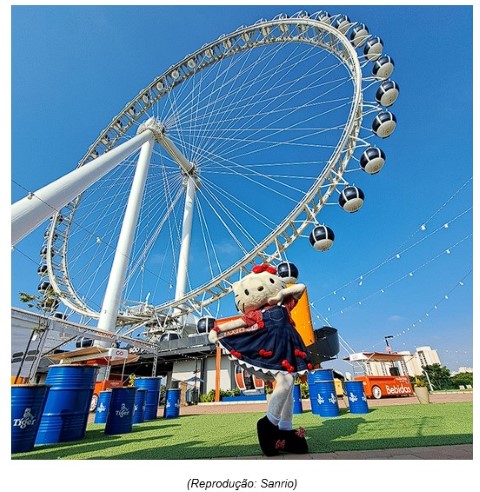 Sanrio celebra os 50 anos da Hello Kitty na Roda Rico com experiências exclusivas durante o mês de novembro Sanrio celebra os 50 anos da Hello Kitty na Roda Rico com experiências exclusivas durante o mês de novembro