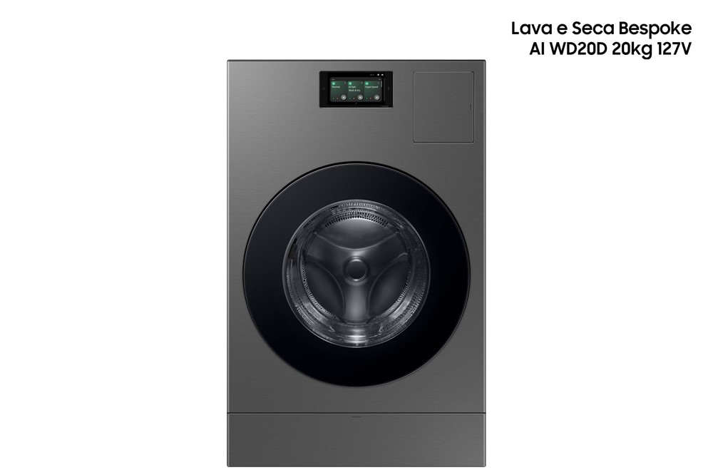Com Lava e Seca BESPOKE AI e lavadoras Smart com abertura superior, Samsung reforça portfólio de lavanderia Com Lava e Seca BESPOKE AI e lavadoras Smart com abertura superior, Samsung reforça portfólio de lavanderia