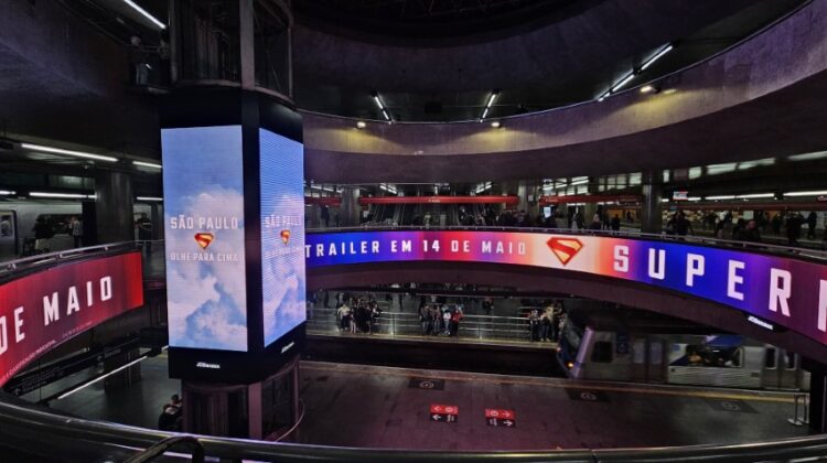 Superman ganha aguardado novo trailer e invade metrô de São Paulo em ação especial da Warner Bros Pictures Superman ganha aguardado novo trailer e invade metrô de São Paulo em ação especial da Warner Bros Pictures