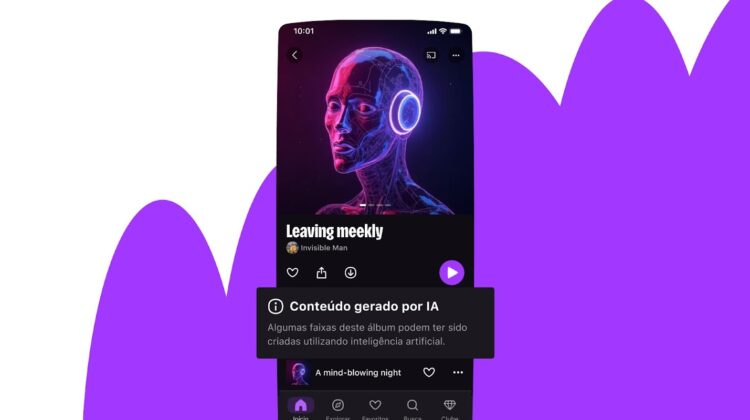 Deezer identifica faixas criadas por IA para proteger artistas Deezer identifica faixas criadas por IA para proteger artistas
