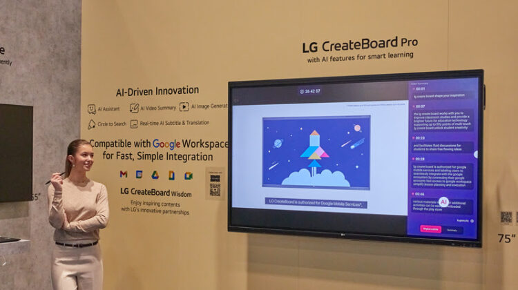 Soluções LG com telas interativas e inteligentes para sala de aula do futuro são apresentadas na InfoComm 2025 Soluções LG com telas interativas e inteligentes para sala de aula do futuro são apresentadas na InfoComm 2025